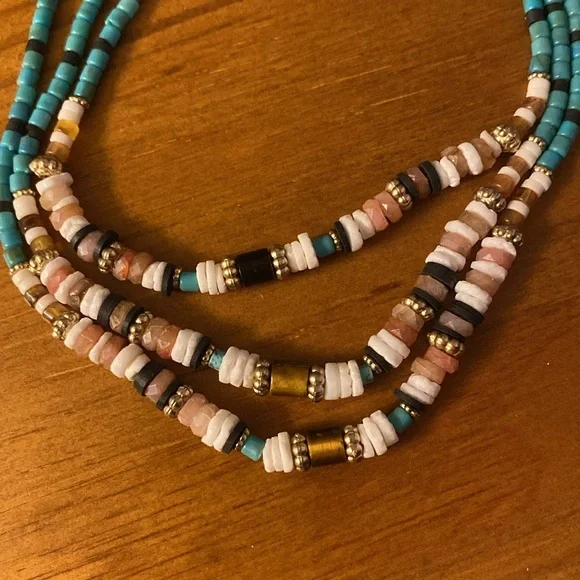 Free People Multicolor Beaded Necklace - Picture 4 of 5